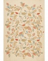 Safavieh Martha Stewart Collection MSR3611A Autumn Woods Wool and Viscose Area Rug, 8-Feet by 10-Feet, Persimmon Red