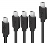 [New Element Series] iXCC ® 5pcs Premium [High Speed][Value Pack][Corrosion Resistant] USB 2.0 - Micro USB to USB Cable, A Male to Micro B Charge and Sync Black Cable Cord For Android, Samsung, HTC, Motorola, Nexus, Kindle Fire, Nokia, LG, HP, Sony, Blac