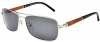MontBlanc MB410S Men's Fashion Rectangle Full-Rim Sunglasses 60MM