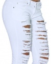 Women's Fashion Comfort Casual Ripped Denim Skinny Jean Full Length Collection