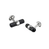 Montblanc Men's Classic Collection Sterling Silver Cuff Links with Onyx 102681