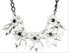 SunIfSnow Sweet Lucency Transparent Bling Flower Choker Necklace
