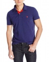 U.S. Polo Assn. Men's Slim Fit Solid Pique Polo Shirt
