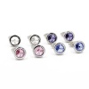 Fun Daisy Cufflinks Collection Exclusive New Round 4-Color Swarovski Crystal