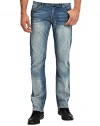 GUESS Men's Regular Straight Jeans in Arlington Wash
