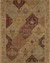 Momeni Rugs BELMOBE-01BUR7A9A Belmont Collection Traditional Area Rug, 7'10 x 9'10, Burgundy