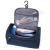 TSA Approved Hanging Men's Travel Toiletry Bag Shaving Dopp Kit - Perfect For Grooming & Travel Size Liquids (Blue)