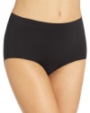 Bali Women's One Smooth U All Over Smoothing Brief Panty, Black, Large/7