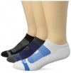 ASICS Contend No Show Sock, Surf Assorted, Pack of 3
