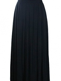 Eileen Fisher Womens Black Sheer Silk Jersey Pleated Skirt
