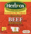 Herb-Ox Bouillon Packets Beef Instant Broth & Seasoning Sodium Free 1.1 oz Box (Gluten Free)