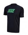 Nike Men's Eclipse Wave Logo Short Sleeve Hydro Rash Guard