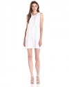 BCBGMax Azria Women's Rainer Woven Dress, White, X-Small