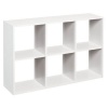 ClosetMaid 1578 Cubeicals Mini 6-Cube Organizer, White