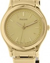 Pulsar 3-Hand Gold-Tone Expansion Band Women's watch #PRS504X