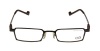 Ogi 2222 Mens/Womens Vision Care Simple & Elegant Designer Full-rim Spring Hinges Eyeglasses/Spectacles (45-20-135, Chocolate)