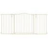 North States Supergate Deluxe Décor Metal Gate, Linen, Hardware Mount