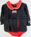 NBA Officially Licensed Philadelphia 76ers Girls Cheerleader Bodysuit Romper By Reebok (Size 12 Months)