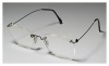 Ice 6 Mens/Womens Rxable Popular Style Oversized Rimless Eyeglasses/Eyewear