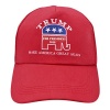 Wild Wind (TM) Trump Make America Great Again Red Cap Flag For President Hat