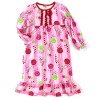 PJ & Me Girls Flannel Nightgown Pajamas (4/5, Pink Candy)