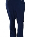 Style&co. Women's Stretch Pants 0X One Size Navy