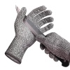 Cut Resistant Gloves Protection Level 5 High Kitchen Grade - Comfortable, Good Elastic, and Food Sevice Safe ( L ) Wizvv