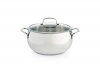 Belgique Stainless Steel 7.5 Qt. Covered Dutch Oven