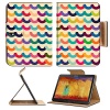 Samsung Galaxy Tab Pro 10.1 Tablet Flip Case Seamless colorful waves for universal usage IMAGE 20216055 by MSD Customized Premium Deluxe Pu Leather generation Accessories HD Wifi Luxury Protector