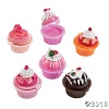 Cupcake Lip Gloss - 6 assorted pcs