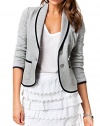 Menglihua Womens Elegant Slim Ruched Sleeve Office Casual Fitted Blazer Jacket Coat