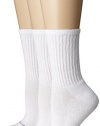 No Nonsense Women's Ahh Said The Foot Cushioned Crew Sock 3-Pack