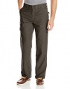 Dockers Men's Crossover Cargo D3 Classic Fit Flat Front Pant, Frontier Brown/Canvas, 38 29