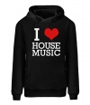 Fatal Decision Men's Adult Sweatshirt I Love House Music