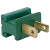 Holiday Lighting Outlet Male Green Slip Plug, Zip Plug, Vampire Plug, Gilbert Plug, Slide Plug (25, SPT-1)
