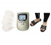8 Modes Best Mini Handheld Body Massager + Massage Sandals for Alleviating Diabetic Nerve Pain | Feet Pain Relief | Relieve Heel Pain | Feet Relief LIFETIME WARRANTY! FDA CLEARED (orange) HealthmateForever PM8