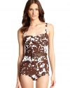 Michael Kors Collection Retro Blossom Belted Sheath One Piece