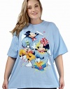 Disney Women's Plus-Size Graphic Print T-shirt