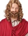 California Costumes Men's Jesus Wig and Beard Adult, Brown, One Size