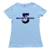 Chocy Women's Babylon 5 Science Fiction Television Series Cool Tees SkyBlue
