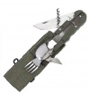 Fury European Forces Mess Utensils, Olive Drab with Tactical Case