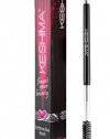 Duo Eyebrow Brush by Keshima - Premium Quality Angled Eye Brow Brush and Spoolie Brush