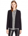Tahari by Arthur S. Levine Women's Bistretch Jacket with Leather Combo