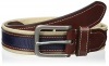 Tommy Hilfiger Men's 1 3/8 in. Canvas and Ribbon Belt