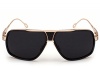 Heartisan Golden Frame Vintage UV400 Protection Aviator Sunglasses C5