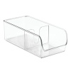 InterDesign Linus Spice Packet Organizer Bin for Kitchen Pantry, Cabinet, Countertops - Clear