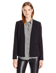 Tahari by Arthur S. Levine Women's Bistretch Jacket with Leather Combo
