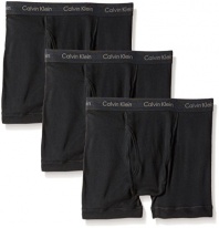 Calvin Klein Men's, Underwear Boxer Briefs, 3 Pack Cotton Classics, Black, Medium