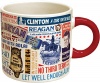 Presidential Slogan Coffee Mug - From Tippecanoe and Tyler Too to Yes We Can - Comes in a Fun Gift Box - by The Unemployed Philosophers Guild
