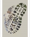 National Park Service Centennial - Footprint (9x12 Collectible Art Print, Wall Decor Travel Poster)